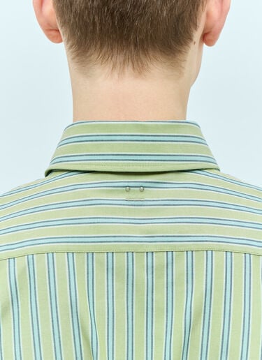 Stripe Button-Up Shirt Acne Studios Stripe Button-Up Shirt Green acn0155006