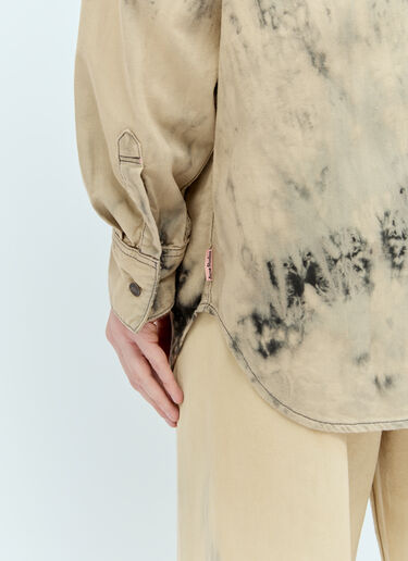 Tie-Dye Denim Shirt Acne Studios Tie-Dye Denim Shirt Beige acn0155020