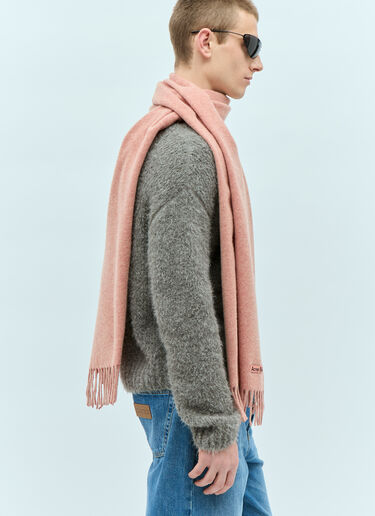 Acne Studios 프린지 울 스카프 핑크 acn0155051