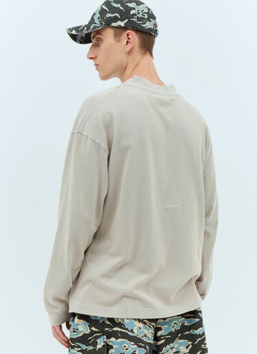 Acne Studios 로고 패치 티셔츠  그레이 acn0157016