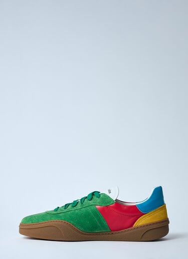 Leather Low-Top Sneakers Acne Studios Leather Low-Top Sneakers Red acn0159025