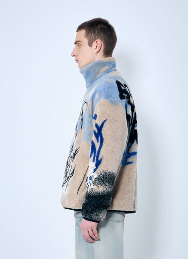 Acne Studios Teddy Jacquard Jacket Beige acn0160004