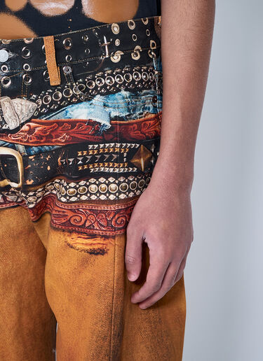 Printed 2023 Jeans Acne Studios Printed 2023 Jeans Orange acn0160010