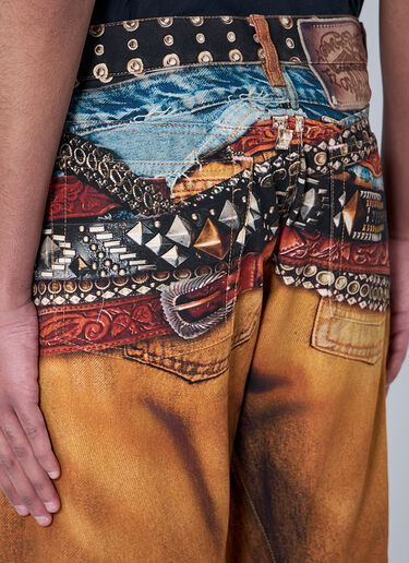 Printed 2023 Jeans Acne Studios Printed 2023 Jeans Orange acn0160010