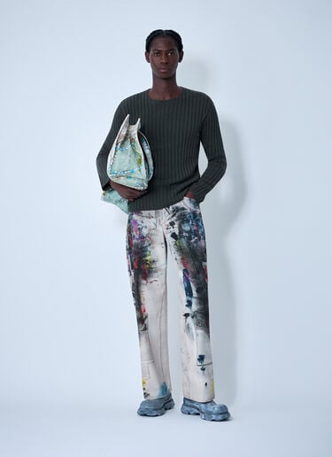 Acne Studios Printed Jeans White acn0162008