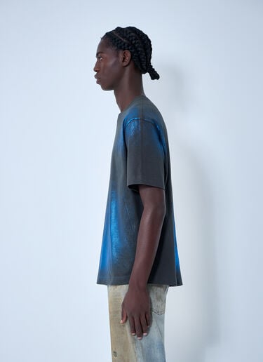Acne Studios Logo Motif T-Shirt Blue acn0162009