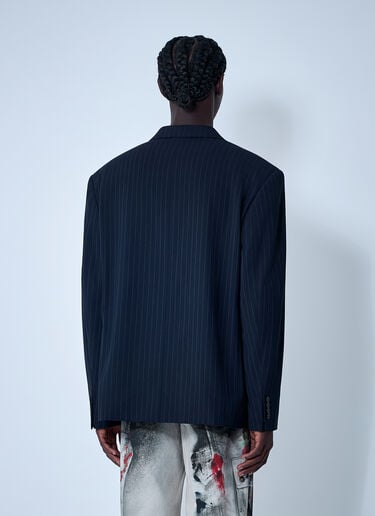 Acne Studios Single-Breasted Blazer Navy acn0162017