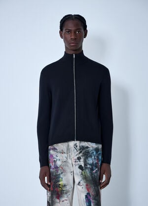 Acne Studios Zip-Up Cardigan Black acn0162021