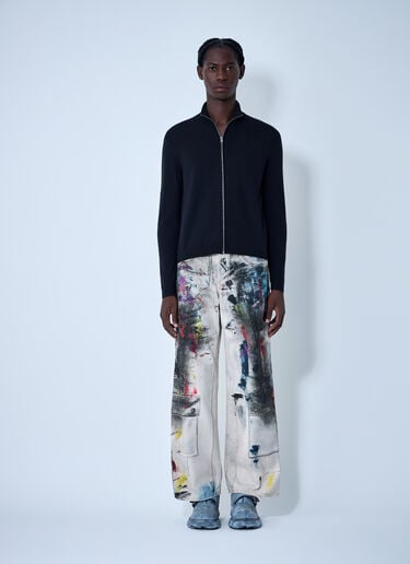 Acne Studios Zip-Up Cardigan Black acn0162021