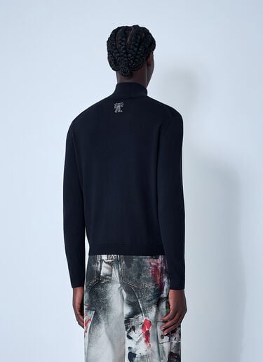 Acne Studios Zip-Up Cardigan Black acn0162021