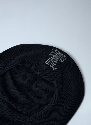Acne Studios Logo Motif Balaclava Black acn0162038