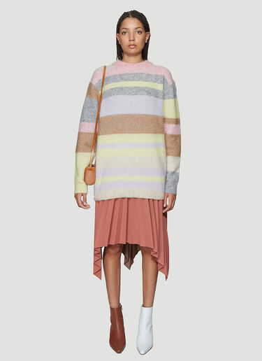 Striped Kalbah Knit Acne Studios Striped Kalbah Knit Pink acn0238020