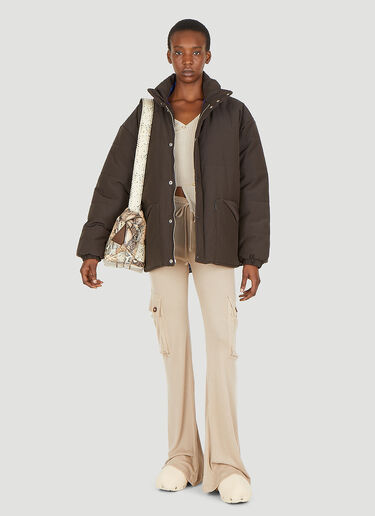 Acne Studios Flared Track Pants Beige acn0248046