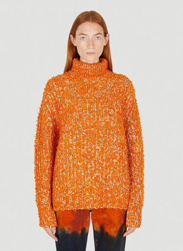 Acne Studios 하이넥 스웨터 오렌지 acn0250024