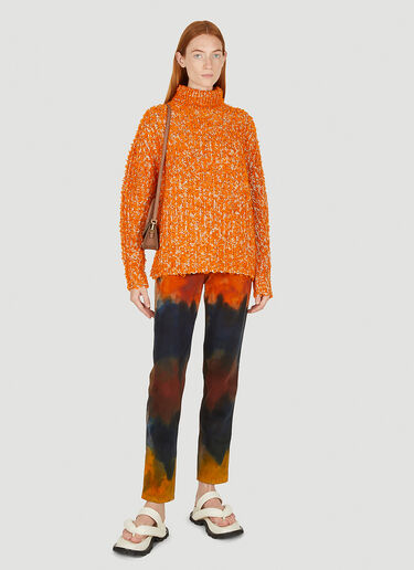 Acne Studios 하이넥 스웨터 오렌지 acn0250024