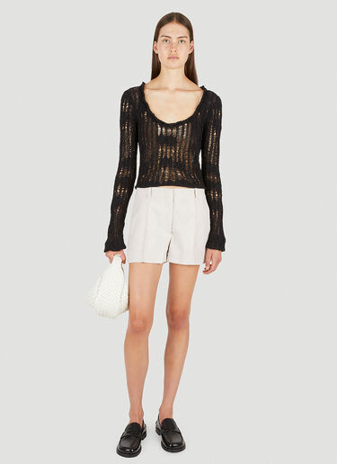 Acne Studios Pressed Crease Shorts Grey acn0250057