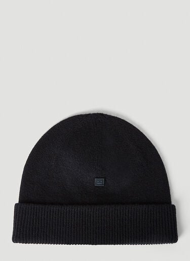 Acne Studios 페이스 패치 비니 햇 블랙 acn0251019