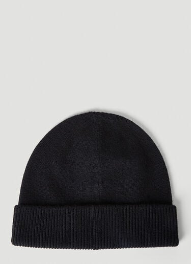 Acne Studios 페이스 패치 비니 햇 블랙 acn0251019