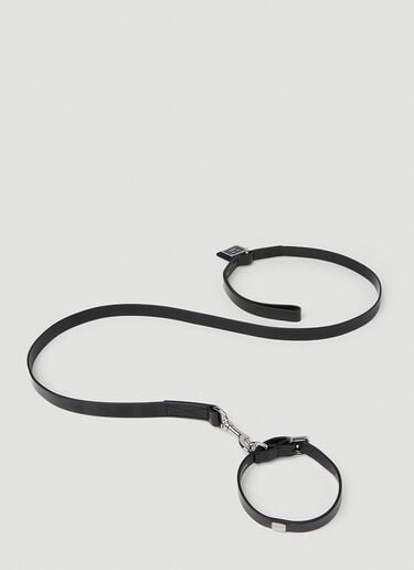 Face Logo Pet Leash Acne Studios Face Logo Pet Leash Black acn0251026