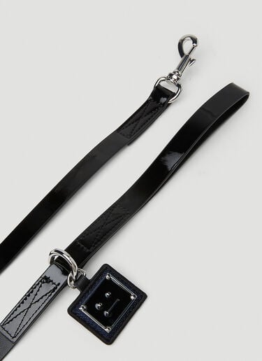 Face Logo Pet Leash Acne Studios Face Logo Pet Leash Black acn0251026