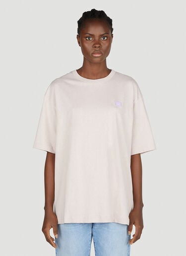 Face Patch T-Shirt Acne Studios Face Patch T-Shirt Beige acn0251040
