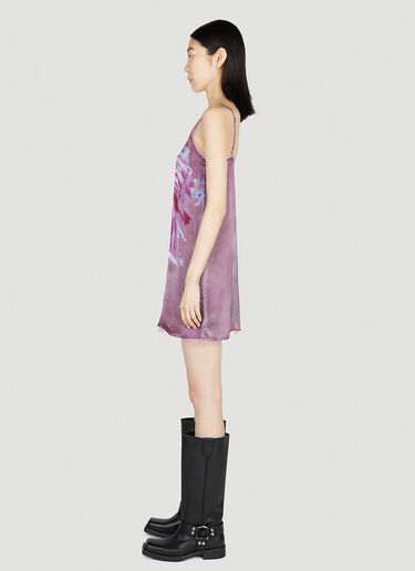 Acne Studios 프린트 슬립 미니 드레스 라일락 acn0252010