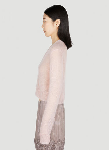 Acne Studios V 넥 카디건 핑크 acn0252012