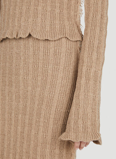 Acne Studios 罗纹针织衫 棕色 acn0252021