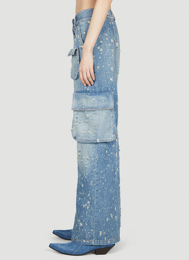 Acne Studios 데님 카고 진 블루 acn0252052
