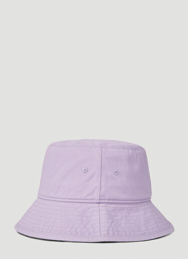 Acne Studios 자수 로고 버킷 햇 라일락 acn0252066