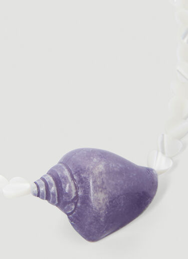 Acne Studios 쉘 네크리스 화이트 acn0252070