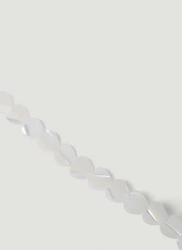 Shell Necklace Acne Studios Shell Necklace White acn0252070