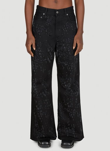 做旧牛仔裤 Acne Studios 做旧牛仔裤 黑色 acn0252084