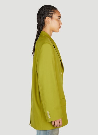 宽大单排扣西装外套 Acne Studios 宽大单排扣西装外套 绿色 acn0253037
