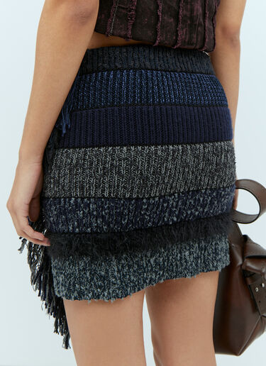 Acne Studios 流苏半身裙 蓝色 acn0254027