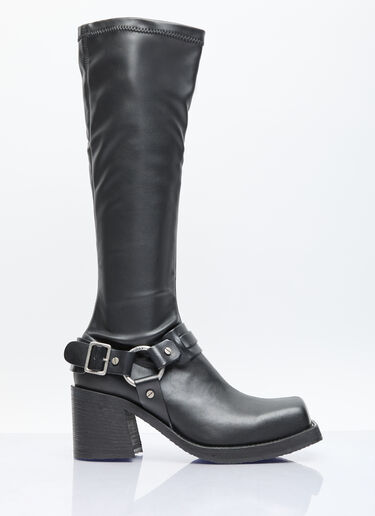 Pull-On Buckle Boots Acne Studios Pull-On Buckle Boots Black acn0256023