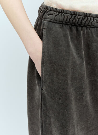 Acne Studios 로고 프린트 트랙 팬츠  블랙 acn0256034