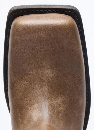 Leather Buckle Boots Acne Studios Leather Buckle Boots Brown acn0257009