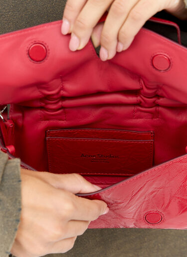 Micro Multi-Pocket Shoulder Bag Acne Studios Micro Multi-Pocket Shoulder Bag Red acn0258029