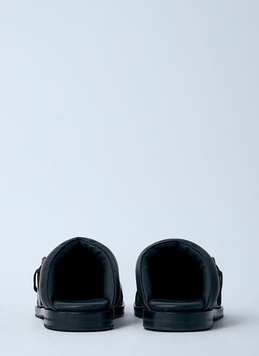 Leather Buckle Mules Acne Studios Leather Buckle Mules Brown acn0260012