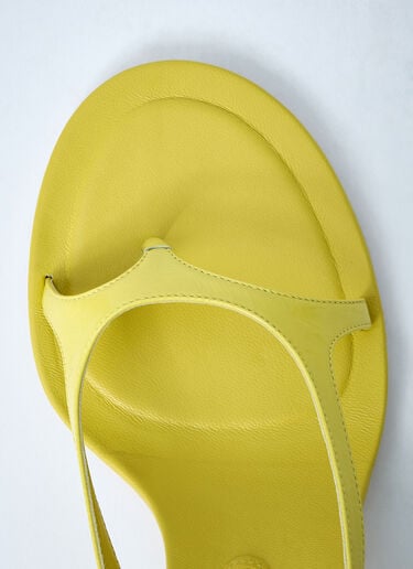 Leather Heel Sandals Acne Studios Leather Heel Sandals Yellow acn0261012
