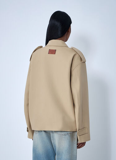 Acne Studios Cotton Satin Jacket Beige acn0262013