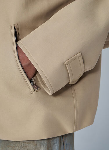 Acne Studios Cotton Satin Jacket Beige acn0262013