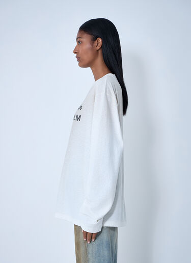 Acne Studios Logo Motif T-Shirt White acn0262032
