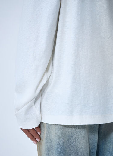 Acne Studios Logo Motif T-Shirt White acn0262032