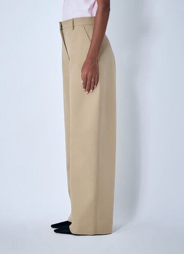 Acne Studios Tailored Satin Pants Beige acn0262033