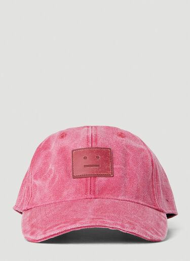 Acne Studios 方脸贴饰棒球帽 粉色 acn0351002