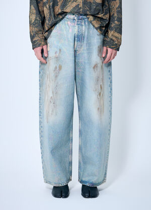 Acne Studios 2023 Super Baggy Fit Jeans Blue acn0359003