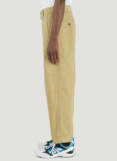 Raw-Edge Pants Ader Error Raw-Edge Pants Brown adr0344002