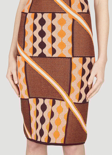 Tafii Dress Ahluwalia Tafii Dress Orange ahl0252004